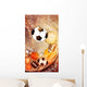 Sport balls background Wall Mural