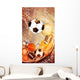 Sport balls background Wall Mural