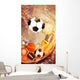 Sport balls background Wall Mural