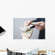 Money in the hands of the people Wall Mural