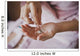 Earrings from pearls in hands 1278. Wall Mural