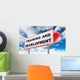 Training and Development on Red Road Sign. Wall Mural