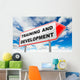 Training and Development on Red Road Sign. Wall Mural