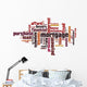 Mortgage word cloud Wall Decal