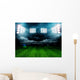 stadium lights at night and stadium Wall Mural