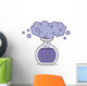 Chemistry beaker with purple smoke reaction Wall Decal
