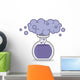 Chemistry beaker with purple smoke reaction Wall Decal