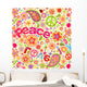 Hippie wallpaper Wall Mural
