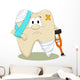 Diseased tooth Wall Decal