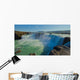 Beautiful vibrant panorama picture with a view on icelandic wate Wall Mural