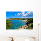 Beachscape of Aegean sea, Destenika beach, Sithonia Wall Mural
