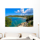 Beachscape of Aegean sea, Destenika beach, Sithonia Wall Mural