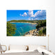 Beachscape of Aegean sea, Destenika beach, Sithonia Wall Mural