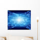 Blue Technology Abstract and
