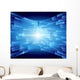 Blue Technology Abstract and