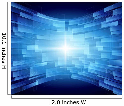 Blue Technology Abstract and