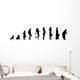 Female Aging Evolution Wall Decal