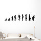 Female Aging Evolution Wall Decal