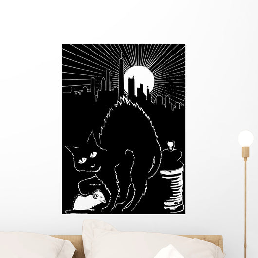 Schwarze Katze