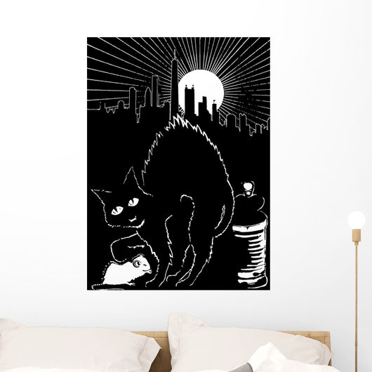 Schwarze Katze