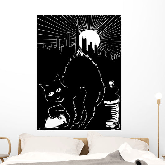 Schwarze Katze