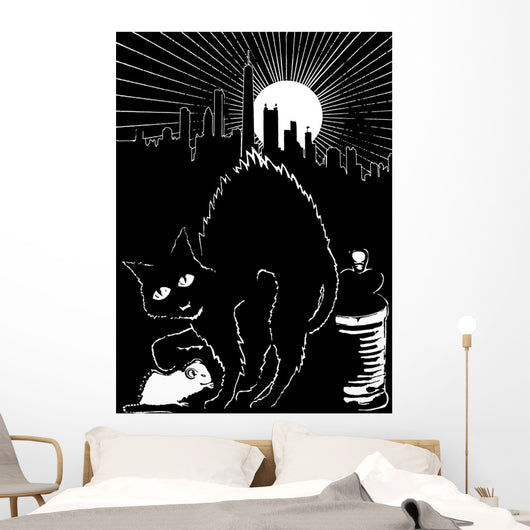Schwarze Katze