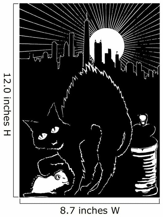 Schwarze Katze