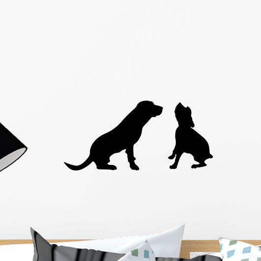 Vector Silhouette Dog