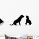 Vector Silhouette Dog