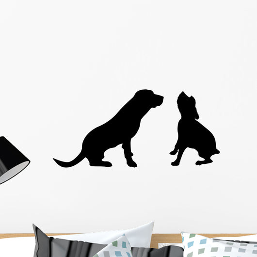 Vector Silhouette Dog