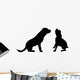 Vector Silhouette Dog