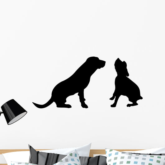 Vector Silhouette Dog