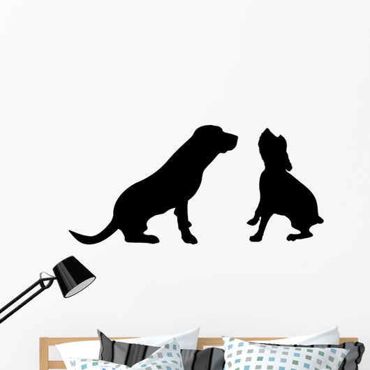 Vector Silhouette Dog