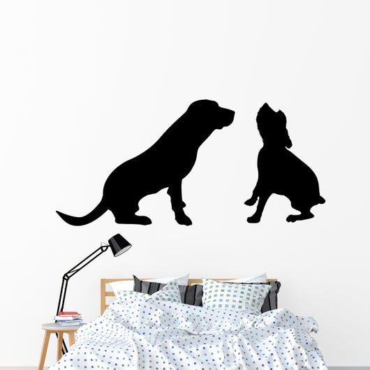 Vector Silhouette Dog