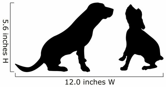 Vector Silhouette Dog