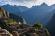 Rays of light on Machu Picchu ruins Wall Mural