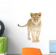 Lion Cub 8 Months Wall Decal