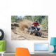 Rider driving in the quadbike race Wall Mural