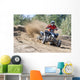 Rider driving in the quadbike race Wall Mural