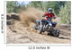 Rider driving in the quadbike race Wall Mural