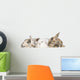 group of bunnies Wall Decal
