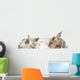 group of bunnies Wall Decal