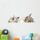 group of bunnies Wall Decal