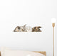 group of bunnies Wall Decal