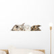 group of bunnies Wall Decal