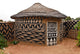 African adobe hut Wall Mural