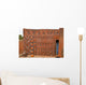 Wall with african tribal painting Wall Mural