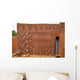 Wall with african tribal painting Wall Mural