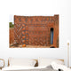 Wall with african tribal painting Wall Mural