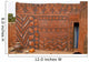 Wall with african tribal painting Wall Mural